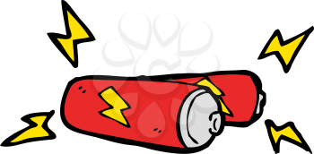 Royalty Free Clipart Image of Batteries