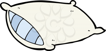 Royalty Free Clipart Image of a Pillow