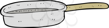 Royalty Free Clipart Image of a Frying Pan