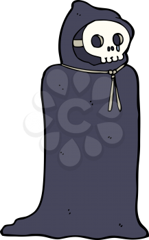 Royalty Free Clipart Image of a Halloween Ghoul