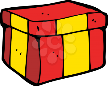 Royalty Free Clipart Image of a Box