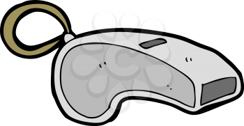Royalty Free Clipart Image of a Whistle