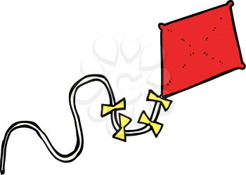 Royalty Free Clipart Image of a Kite