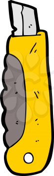 Royalty Free Clipart Image of a Utility Knife