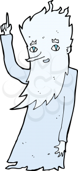 Royalty Free Clipart Image of Jack Frost