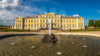 Rundale Palace in a beautiful summer day, Latvia