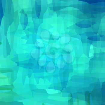 Abstract Green Blue Watercolor Pattern. Abstract Sea Water Background.