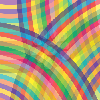 Abstract Colorful Line  Background. Abstract Rainbow Pattern
