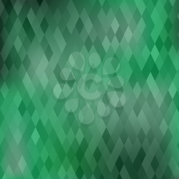 Abstract Polygonal Green Background. Abstract Green Pattern.