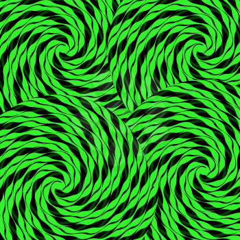 Sweet Green Candy Background. Sweet Green Wave Candy Pattern