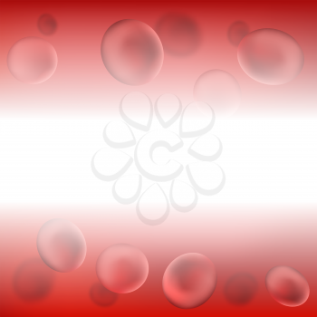 Red Blood Background. Red Blood Cells. Medical Background