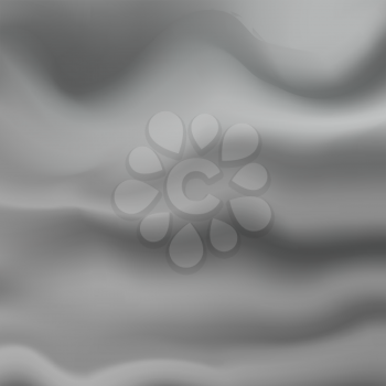 Abstract Soft Grey Background. Blurred Wave Grey Pattern