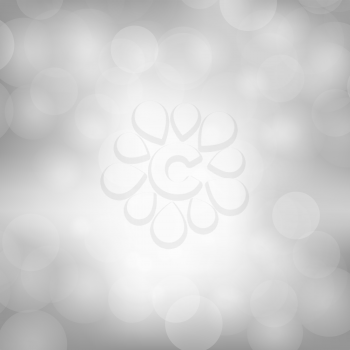 Grey Blurred Light Background. Abstract Flare Pattern.
