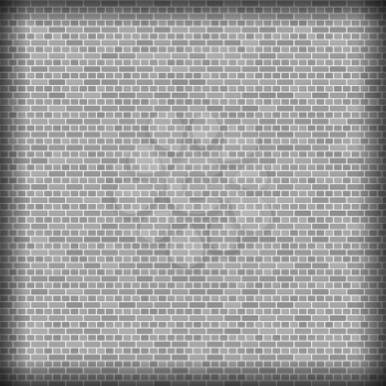 Brick Wall Background. Abstract Grey Brick Pattern.