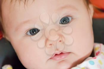 Image of the beautiful cute newborn infant girl