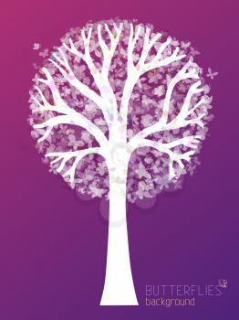 Nature vector illustration. There is place for your text.
