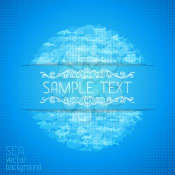 There is place for your text in the center. Vector background.