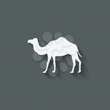 camel design element - vector illustration. eps 10