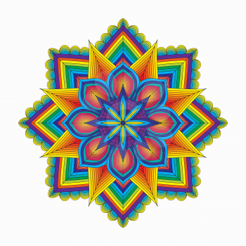 color circular pattern - vector illustration. eps 8
