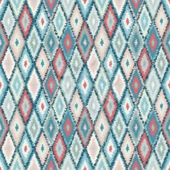 ethnic rhombus tribal seamless pattern - vector illustration. eps 8