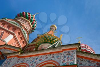 cupola of Saint Basil's Cathedral in Moscow