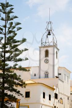 clock tower in Albufeira, Portugal