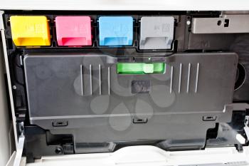 color cartridge in multifunctional device
