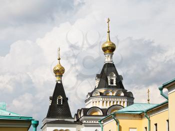 cupola of Elizabeth church in Dmitrov Kremlin, Russia