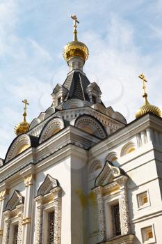 dome of elizabeth church in Dmitrov Kremlin, Russia