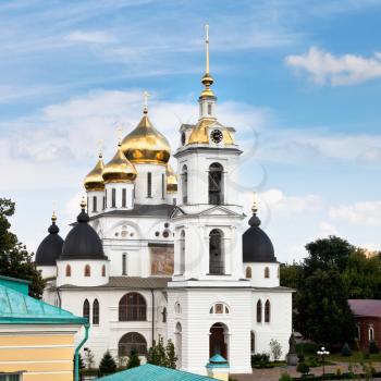 view of assumption cathedral of Dmitrov Kremlin, Russia