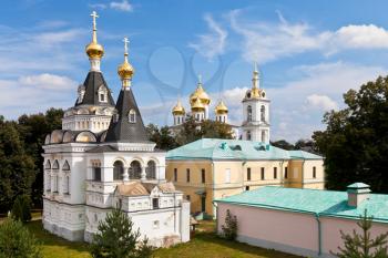 old churches and historical buildings of Dmitrov Kremlin, Russia