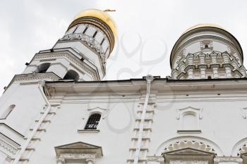walls of Ivan the Great Bell Tower in Moscow Kremlin