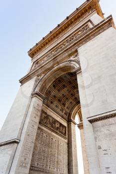 decoration of inner arches of Triumphal Arch in Paris