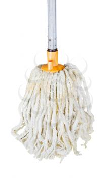 textile mop isolated on white background