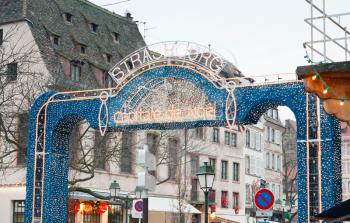 Strasbourg, Capital of Christmas, gate to famous Christmas market