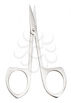 little scissors isolated on white background