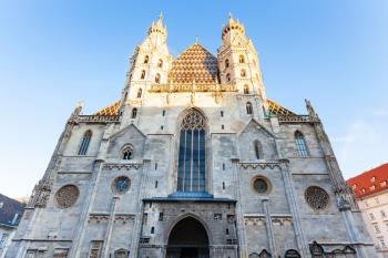 front view of Stephansdom (St. Stephen cathedral), Vienna