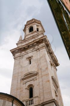 travel to Italy - Sanmicheli's bell tower of Verona Cathedral (Cattedrale Santa Maria Matricolare, Duomo di Verona)