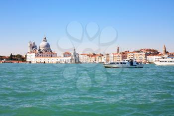 travel to Italy - view of Venice city from San Marco basin