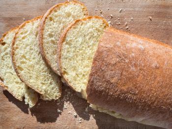 travel to Italy, italian cuisine - local sicilian bread from semolina in Sicily