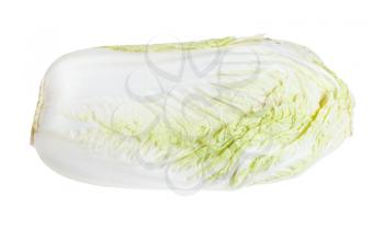 cabbagehead of Napa cabbage isolated on white background