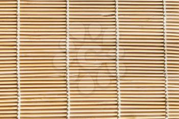 texture of wooden mat made from linden wood sticks