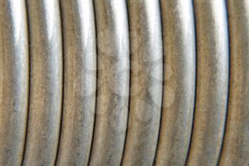 Spring Coil Metal as Abstract Background.