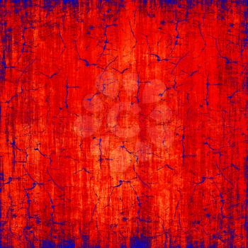 Grungy red and blue scratched texture as abstract background.Digitally generated image.