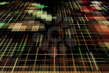 Multicolored matrix abstract background.Digitally generated image.