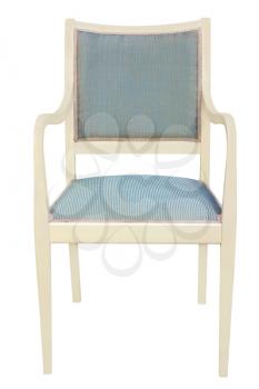Retro style chair isolated on white background.