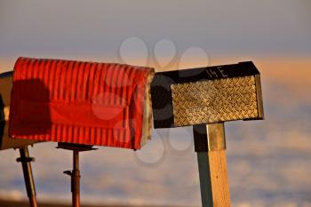 Mail Boxes in WInter Canada