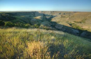 Scenic Saskatchewan coulee