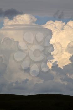 Cumulonimbus clouds contain severe convention currents, with very high, unpredictable winds, particularly in the vertical plane (updrafts and downdrafts). The air convection can also form mesocyclones