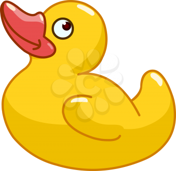 Rubber duck cartoon